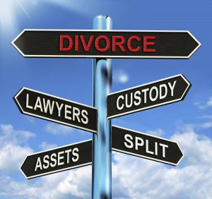 Divorce Signpost Meaning Custody Split Assets And Lawyers
