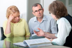 Couple having relationship counselling